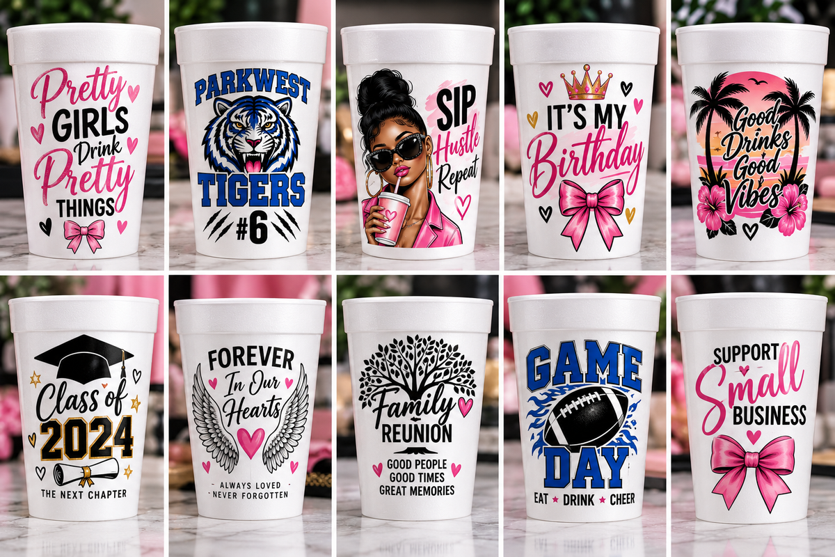 Custom Styrofoam Cups