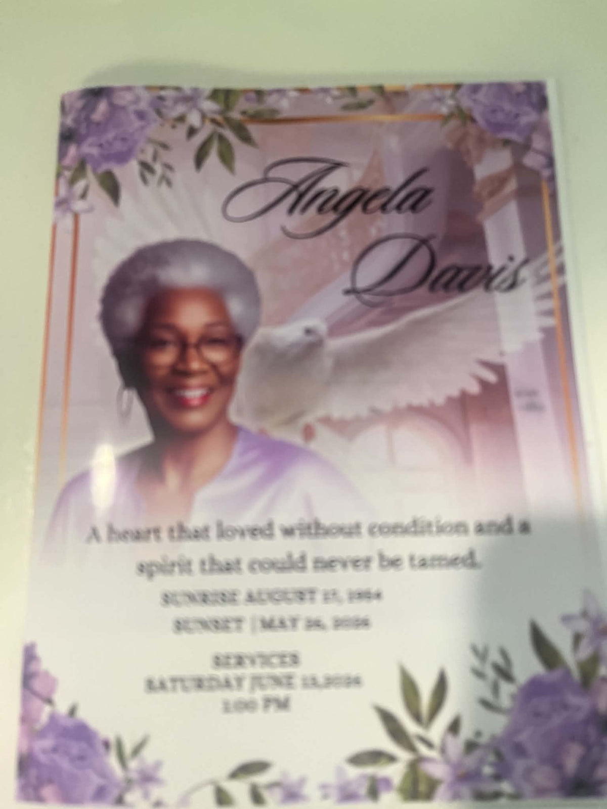 Custom Funeral Programs